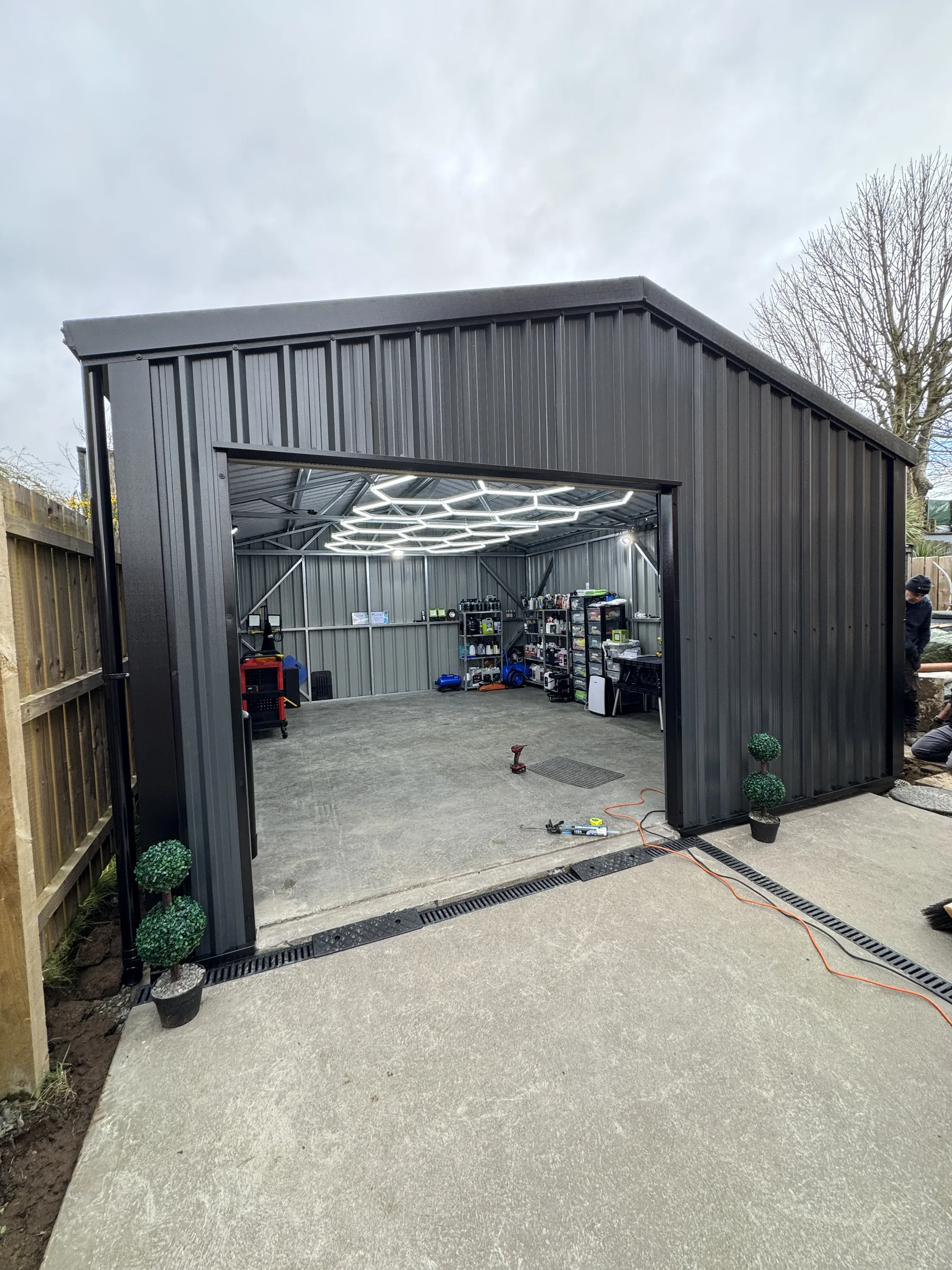 Car Garage Open